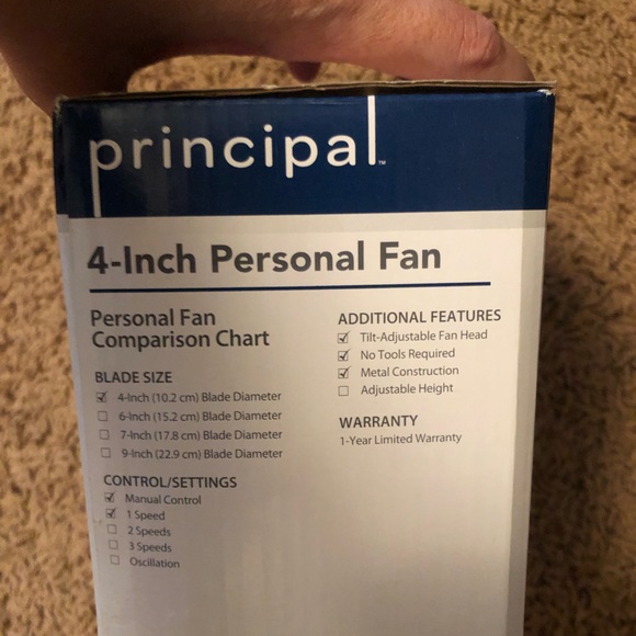 Never opened personal fan in box - Picture 4 of 5